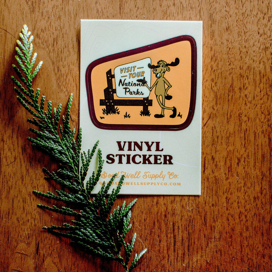 Visit Your National Parks Vinyl Sticker