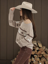 Load image into Gallery viewer, Reindeer Off The Shoulder Sweater
