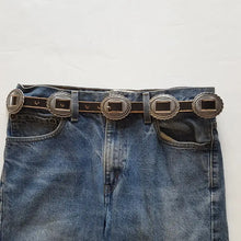 Load image into Gallery viewer, Distressed Leather Concho Belt
