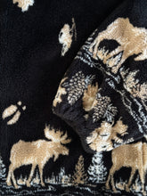 Load image into Gallery viewer, Vintage Winter Moose Fleece - L
