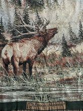 Load image into Gallery viewer, Vintage Elk Throw
