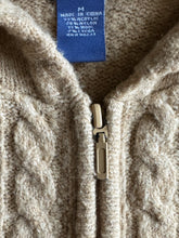 Load image into Gallery viewer, Vintage Cable Knit Wool Sweater - M
