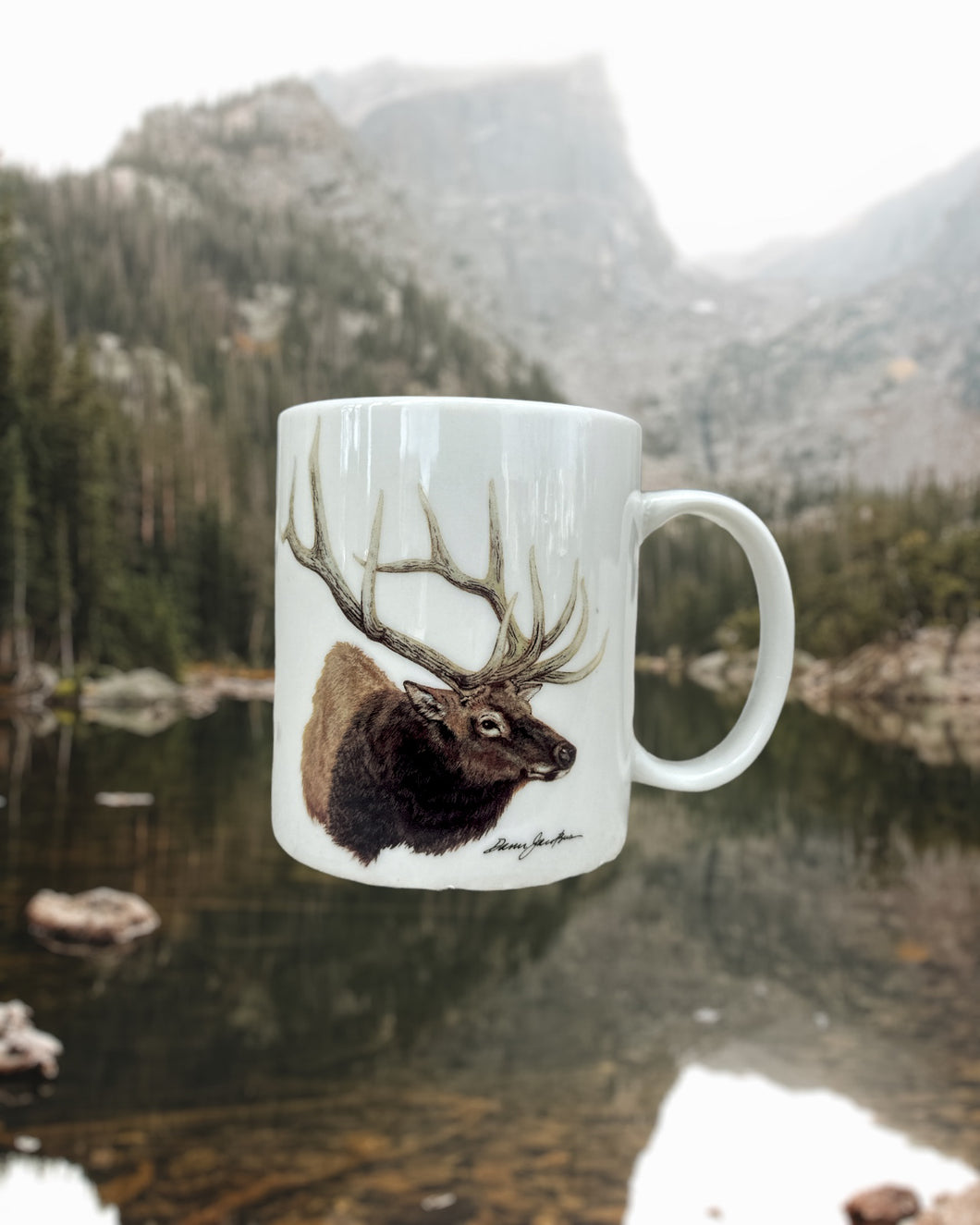 Vintage Elk Mug