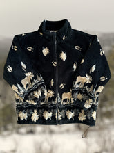 Load image into Gallery viewer, Vintage Winter Moose Fleece - L
