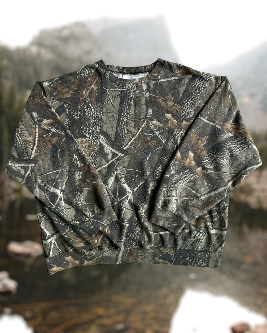 Vintage Camo Crewneck - 2XL