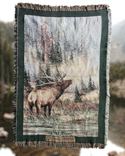 Load image into Gallery viewer, Vintage Elk Throw
