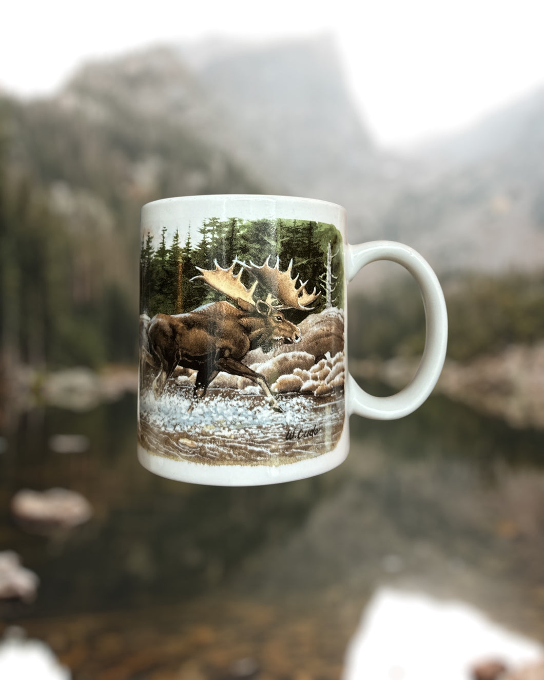 Vintage Moose Mug
