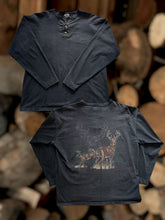 Load image into Gallery viewer, Vintage Deer Henley - XL
