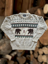 Load image into Gallery viewer, Vintage Fair Isle Bear Sweater - L
