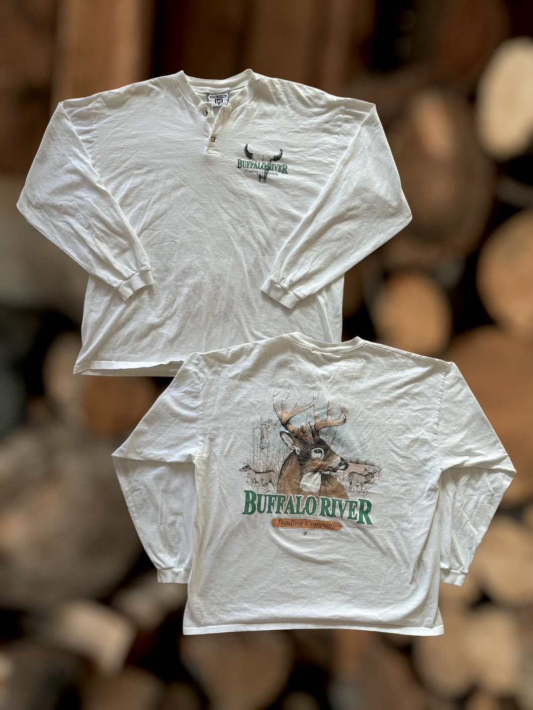 Vintage Buffalo River Buck Henley - XL