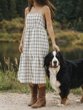 Load image into Gallery viewer, Plaid Tie Dress
