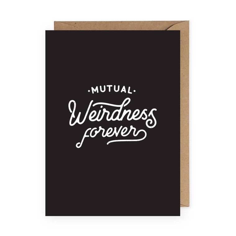 Mutual Weirdness Greeting Card